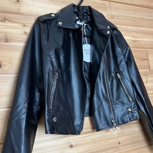Princess Polly Vegan Leather Jacket